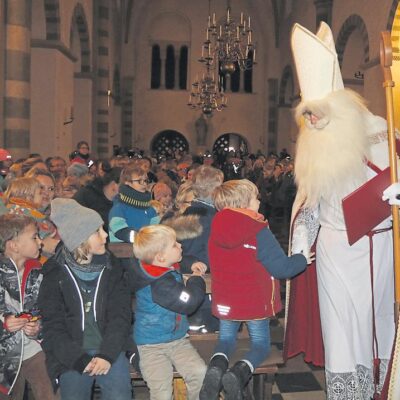 Nikolaus begeistert empfangen