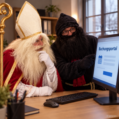 Nikolaus kommt auch nach dem 5. Dezember: Buchungen für nachgelagerte Besuche möglich